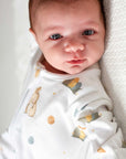Cozy Easter Bunny Bamboo & Organic Cotton Zip Sleepsuit One Piece