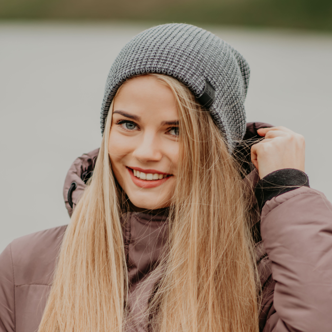 Unisex Knitted Merino Wool Winter Cap