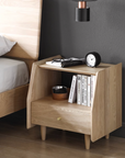 Devin Bedside Table, Solid Wood
