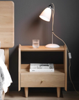 Devin Bedside Table, Solid Wood