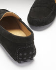 Women's Penny Driving Loafers, black suede