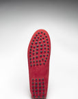 Women's Penny Driving Loafers, red suede