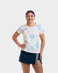 Aixo Spring Womens Top Ivory