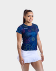 Aixo Spring Womens Top Navy