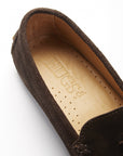 Women's Tasselled Driving Loafers, brown suede