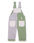 Waterlilies Patchwork Corduroy Dungarees
