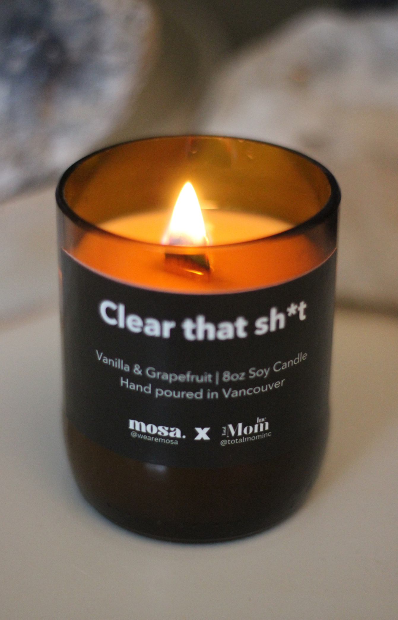 Clear that Shi*t Candle-2