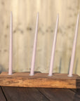 Walnut Four Candle holder