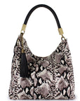 NEW Snake Print Hair On Hide Premium Leather Bag