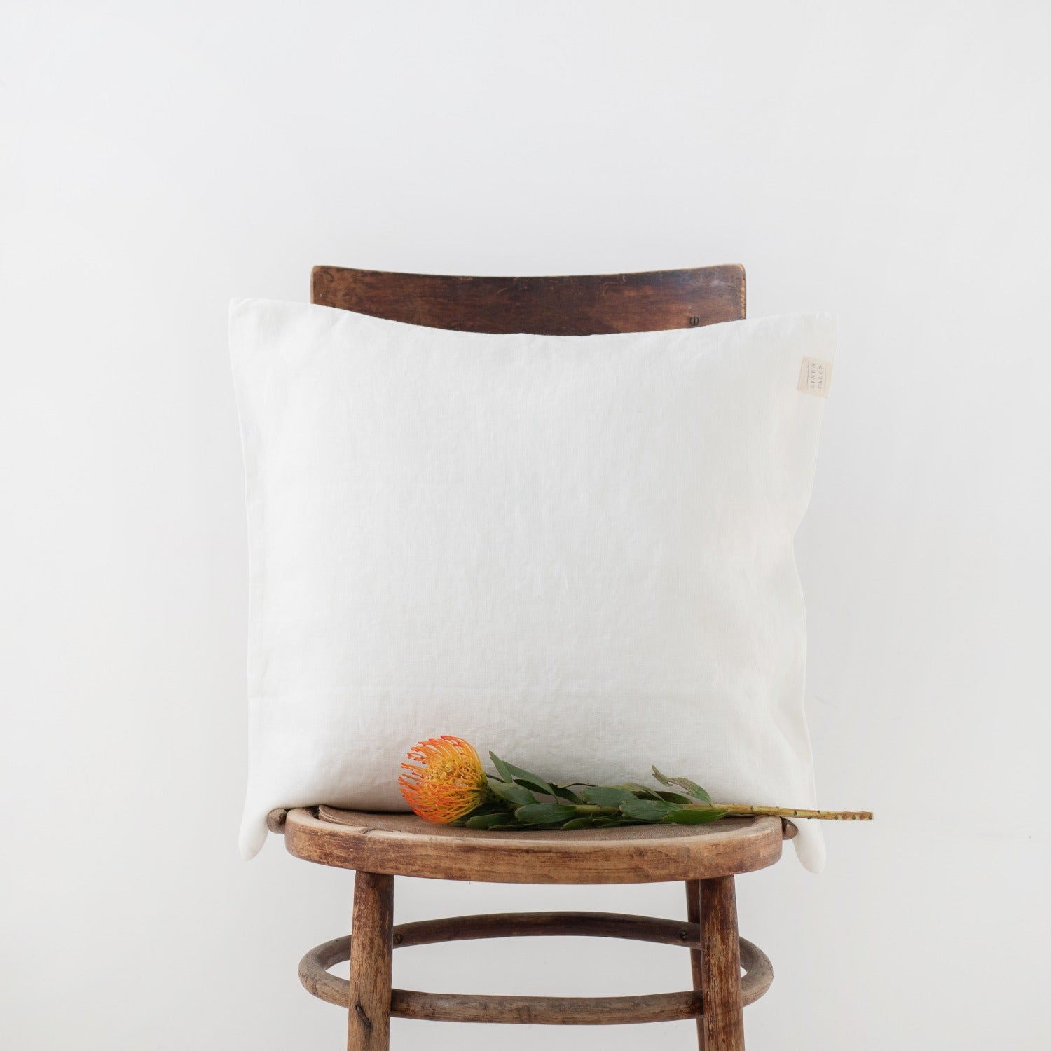 Stone Washed Linen Cushion Cover