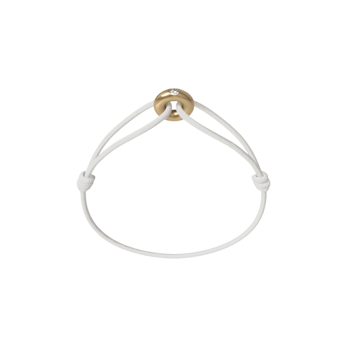 Mini Golden Soho Diamond Cord Bracelet
