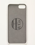 iPhone 7/8 Case, White Leather
