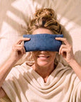 Plain Linen and Norfolk Lavender Eye Pillow