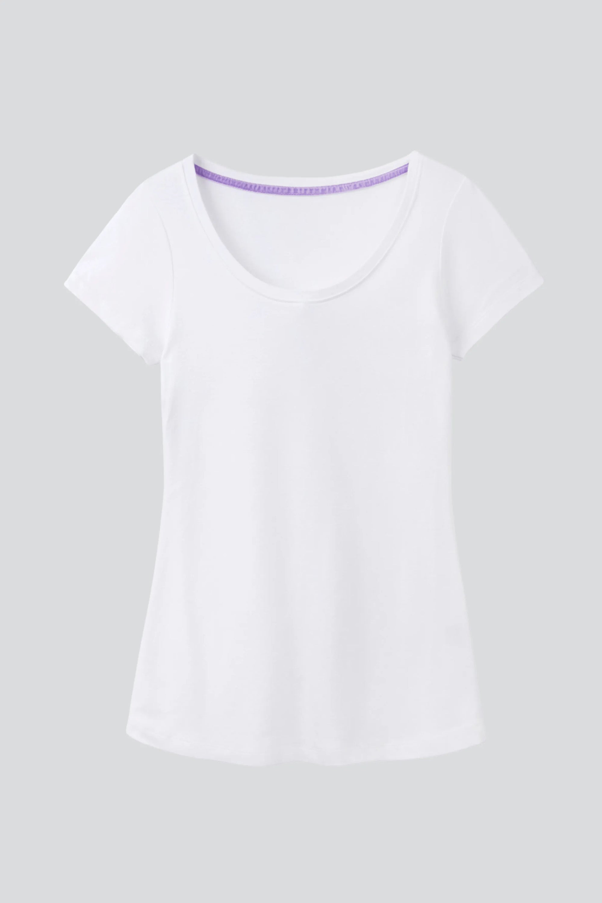 Scoop Neck Cotton Modal T-Shirt
