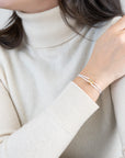 Mini Golden Soho Diamond Cord Bracelet