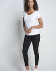 V-Neck Cotton Modal T-Shirt