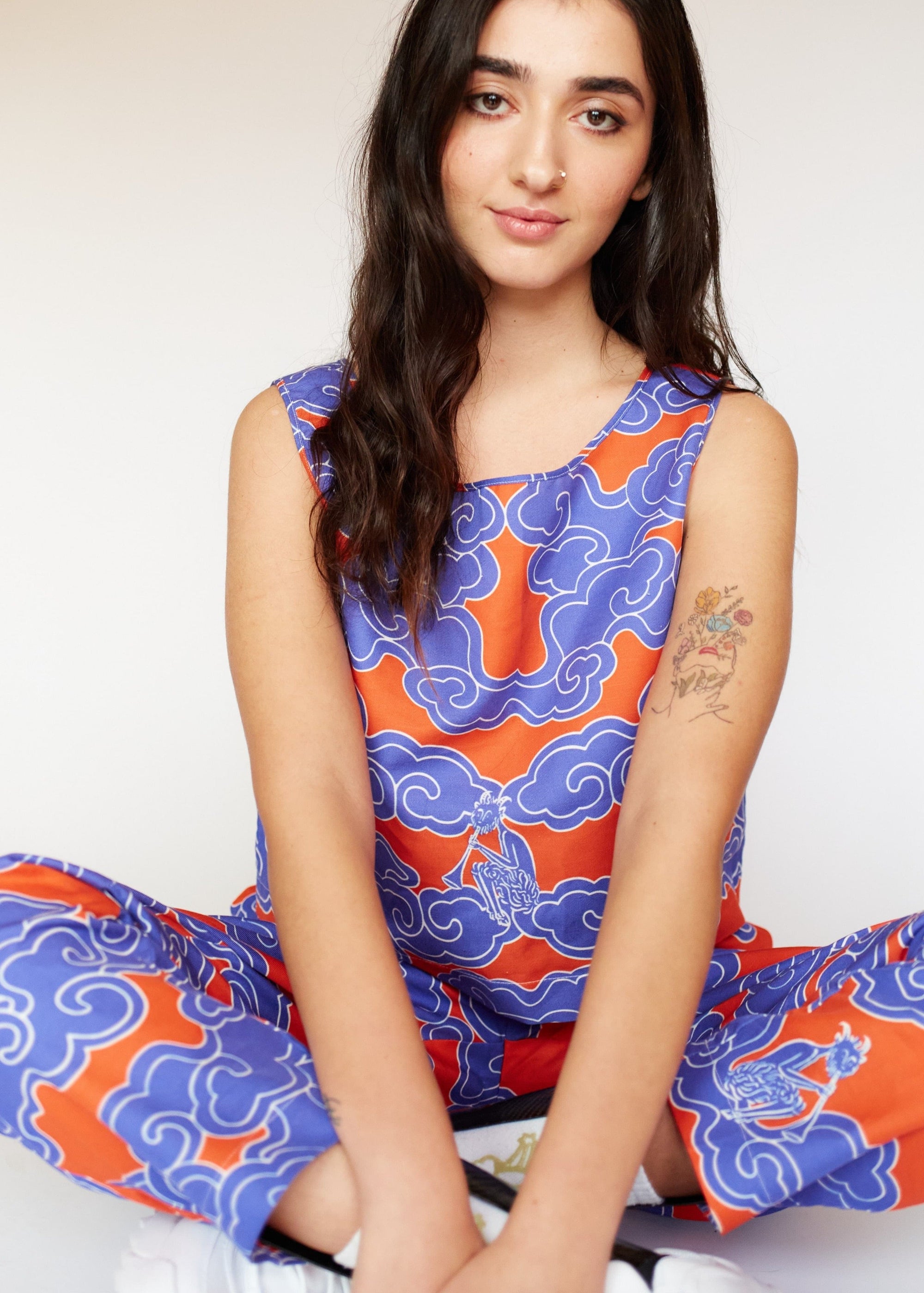 Organic Cotton &amp; Linen Two-Way Tank