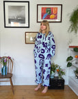 Organic Cotton Pyjama Bottoms in Blue Things
