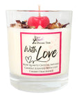 With Love - Crystal Infused Scented Candle