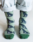 Save the Wolves Bamboo Socks