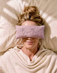 Breathe Embroidered Linen and Lavender Eye Pillow