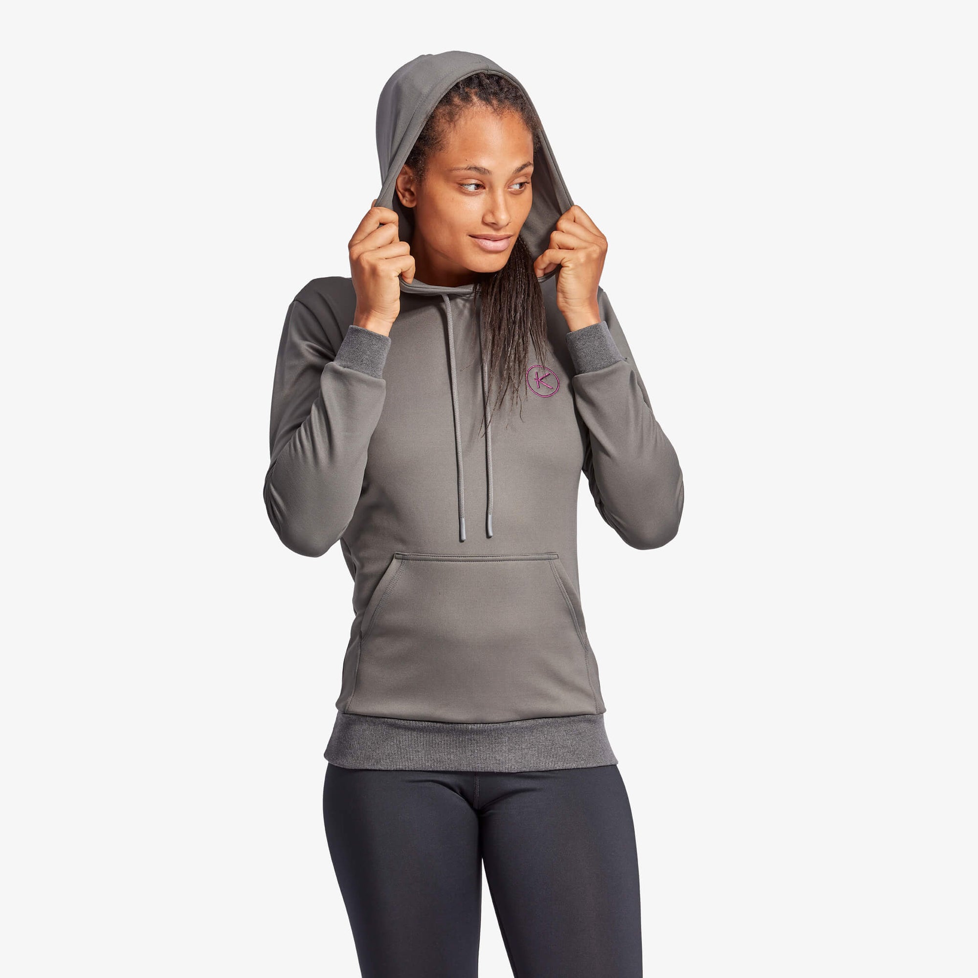 Women's Infrared Hoodie - Grey &amp; Blue