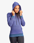 Women's Infrared Hoodie - Grey & Blue