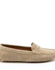 Women's Penny Driving Loafers, taupe suede