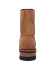 Women's Brown 9" Logger Leather Boots-2