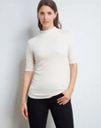 Mock Neck Micro Modal Top