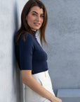 Mock Neck Micro Modal Top