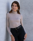 Roll Neck Micro Modal Top