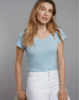 Scoop Neck Cotton Modal T-Shirt