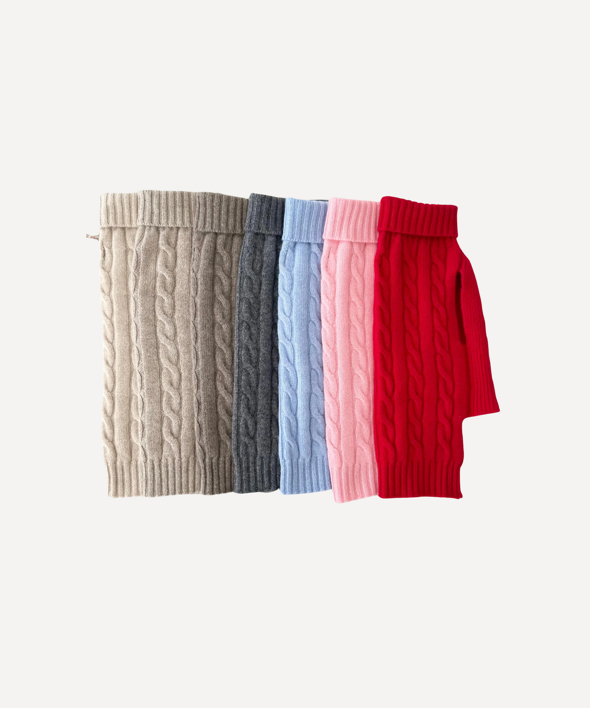 Cashmere Dog Jumper, Natural
