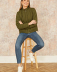 Yumi Green Short Quilted Jacket