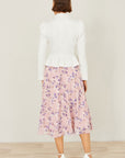 Yumi White Peplum Fitted Jacket
