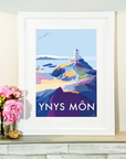 Ynys Mon Anglesey Vintage Travel Poster