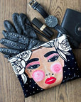 Black Makeup Pouch for Daily and Weekend Essentials