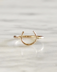 Lucky Horseshoe Ring - Small - Equestrian Ring