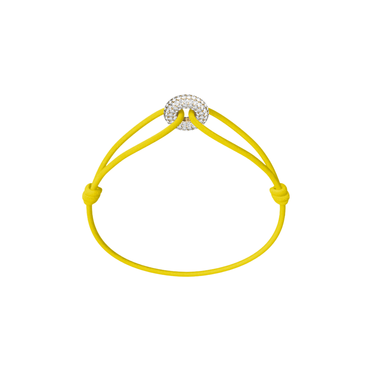 Mini Golden Soho Pavé Cord Bracelet