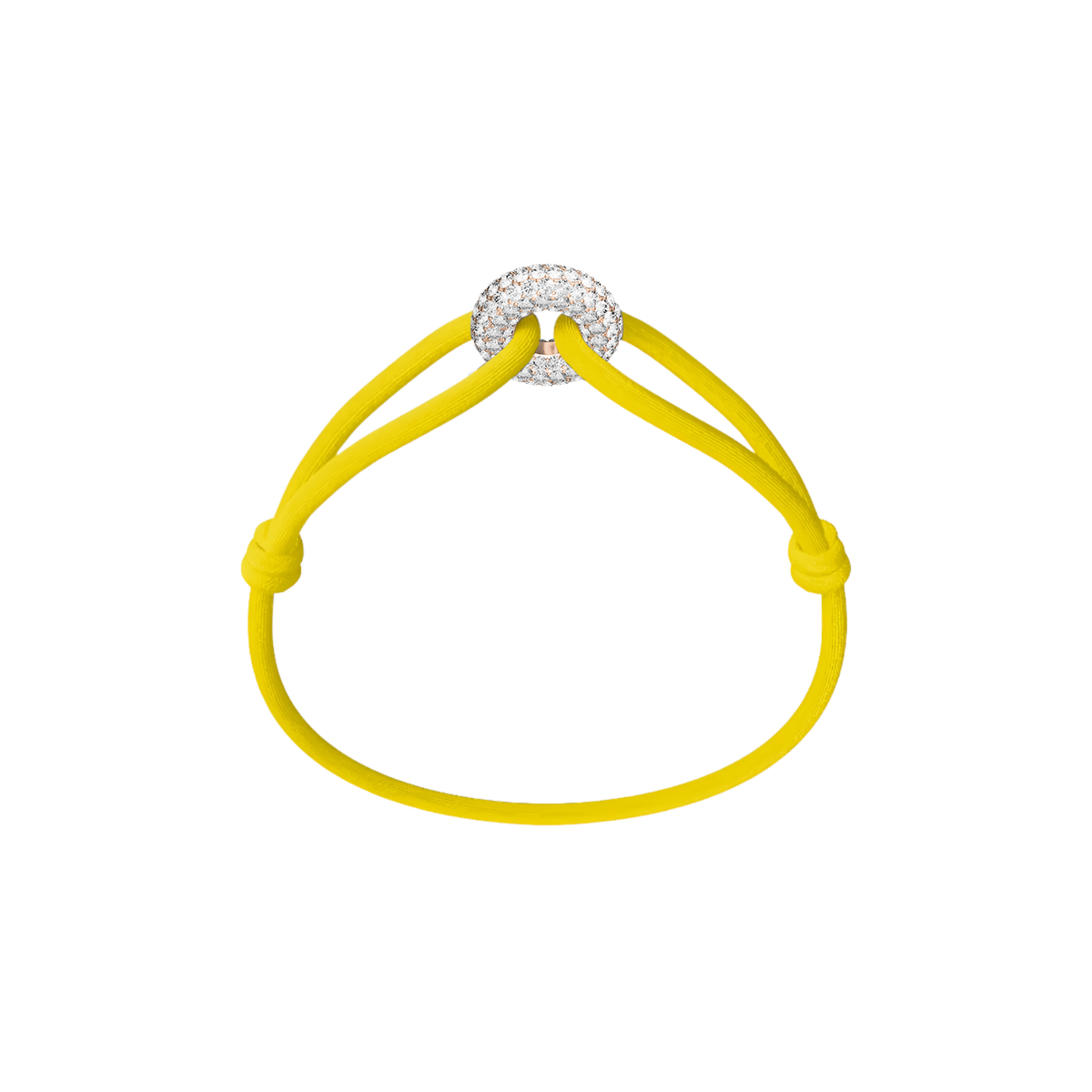 Rose Soho Pavé Cord Bracelet
