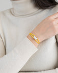 Snow Regent Cord Bracelet