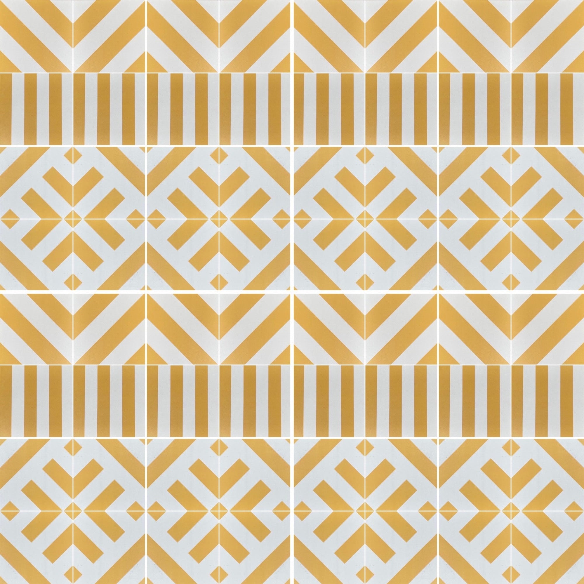 Premium yellow stripe porcelain tile, stylish durable anti-slip outdoor indoor tile, best-selling luxury ceramic floor wall tile by Maria Starling Design at brixbailey.com