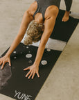 Yoga Mat | 6mm Thick | Black | Non-Slip | Eco Friendly | Yune Yoga | Black3-1