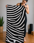Zebra Yoga Towel