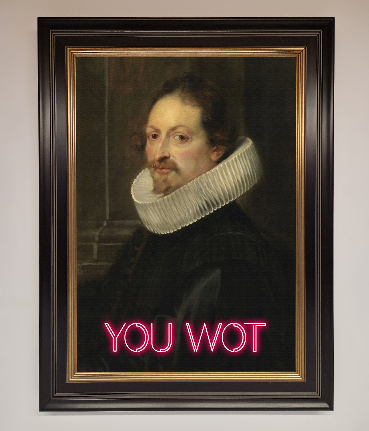 Luxury Renaissance Wot Framed Poster, Premium Stylish Wall Art Decor by Zestio at brixbailey.com
