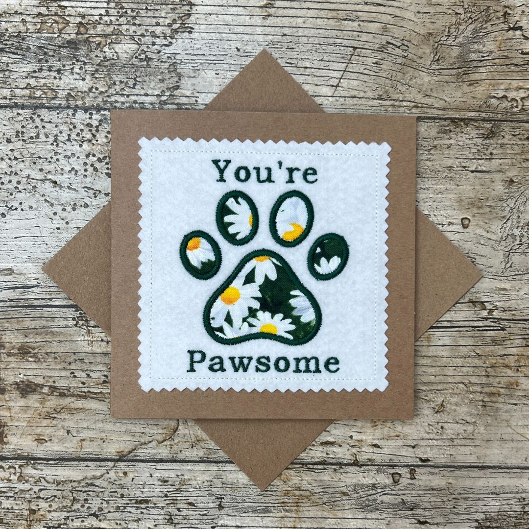 You're Pawsome Card