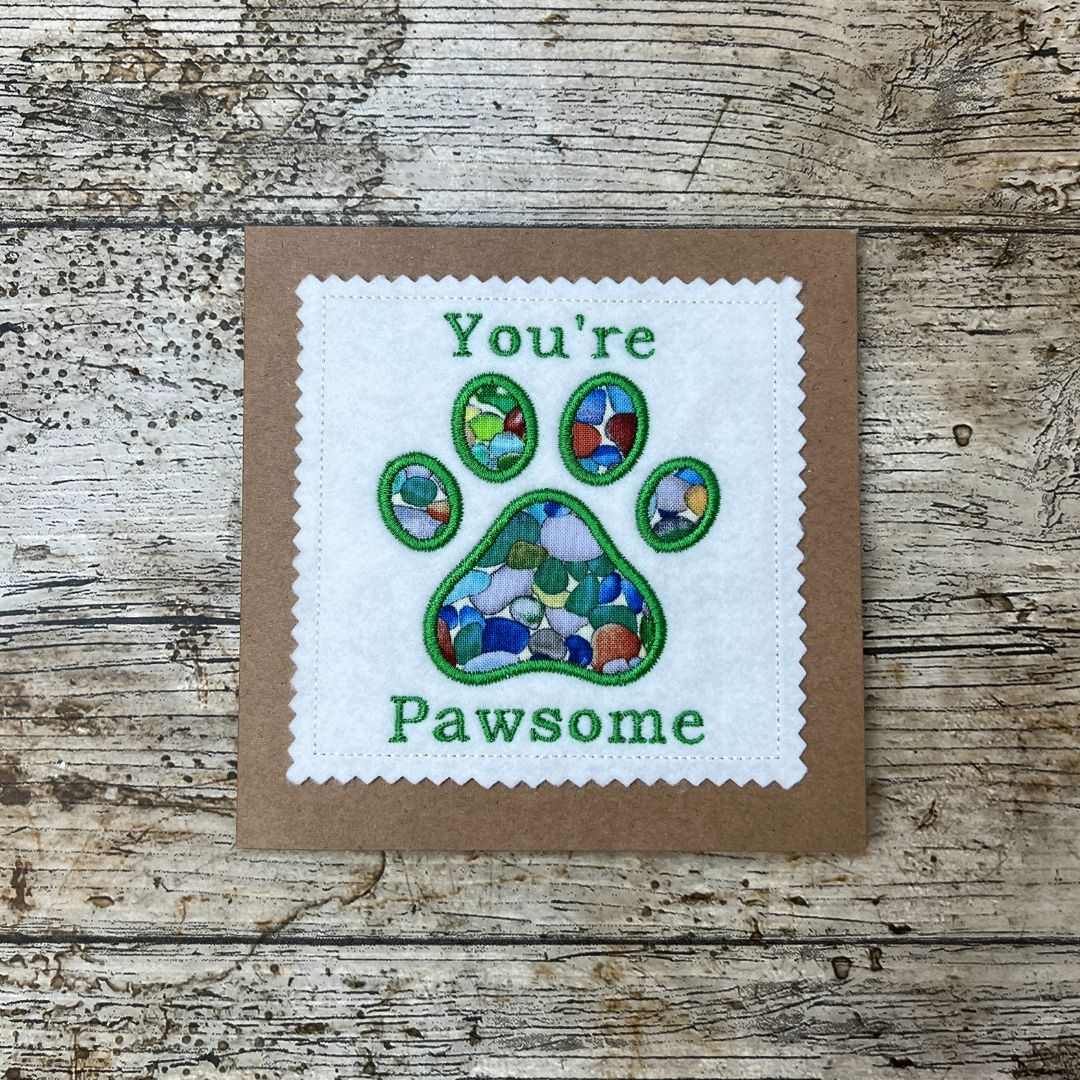 You're Pawsome Card