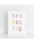You Are Fab - Pinks