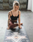 Buffalo Hills Shadow Yoga Mat – 6 mm Extra Thick, Double-Sided Non-Slip, Eco-Friendly PER with Southwestern Design | Yune Yoga-3